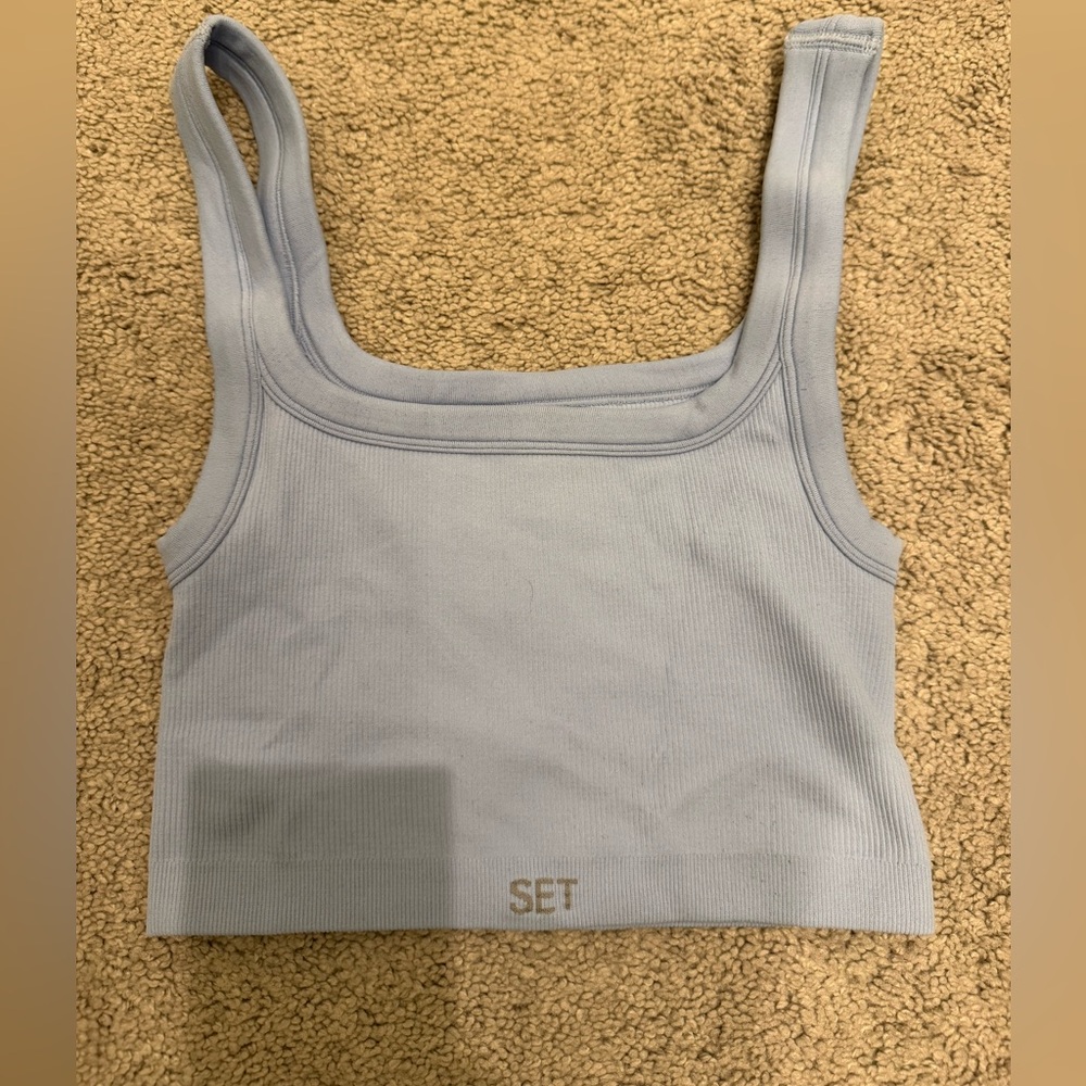 SET Active Light Blue Sports Bra
